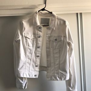 White jean jacket AG